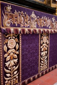 Catholic Altars with embroidery